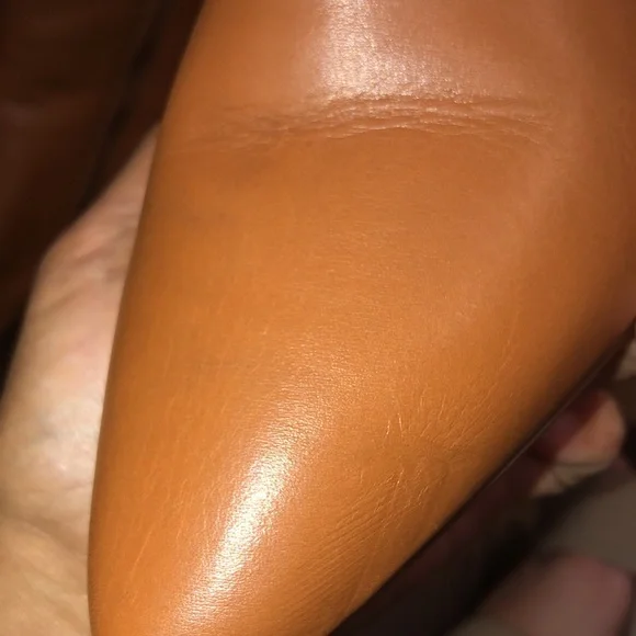 AQUATALIA Palmer women pointed ankle hidden wedge boots color tan FITS LIKE sz 9 - Picture 11 of 14